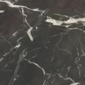 Valentine Grey marble texture sample, dark grey with bright white irregular veining, polished surface displaying organic pattern.